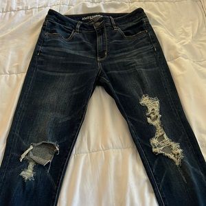 American Eagle Denim size 8 Dark wash